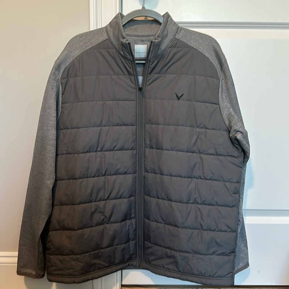 Callaway Full Zipper Up Grey Golf Jacket